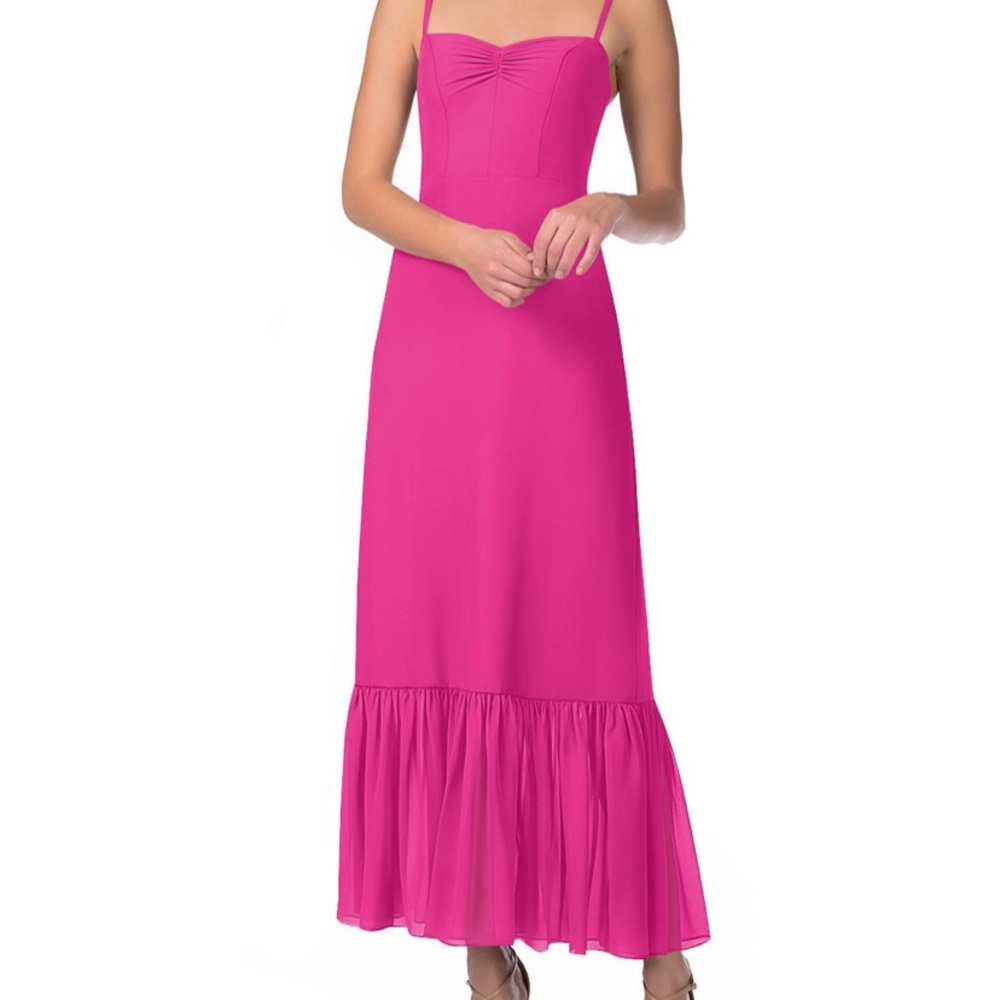 Azazie-Fuchsia Justina Bridesmaid Dress